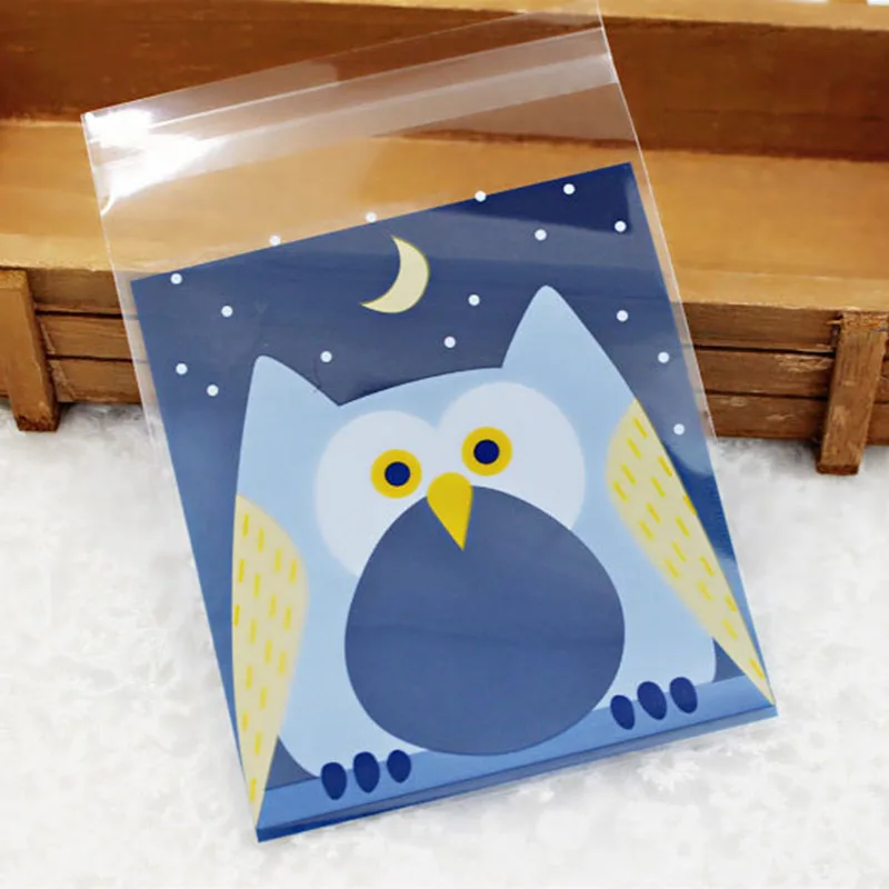 Bolsa de Plástico Transparente de OPP, Saco con Cierre Adhesivo para Embalaje de Dulces, Galleras y Caramelos, Accesorios para Regalos de Fiestas y Cumpleaños, 50 Unidades/Paquete, 8Z - Imagen 3