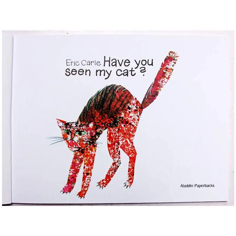 Вы видели моего кота? От Eric Carle развивающая английская книга с картинками