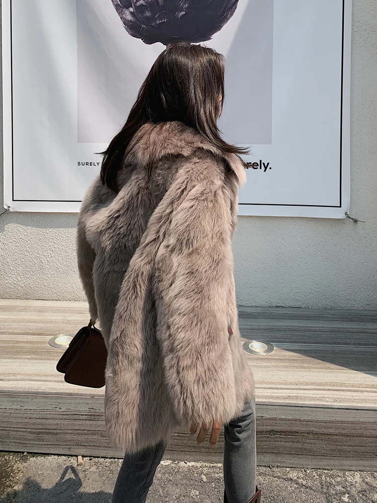 Maylofuer Зима Новое поступление Тоскана длинная настоящая овечья шерсть меховое пальто с отворотом женские теплые модные куртки женские пальто с натуральным мехом