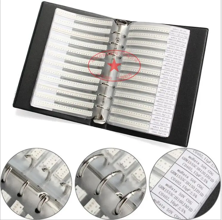 1206 1% chip capacitor package 80 kinds 50 each 4000PCS chip capacitor samples book