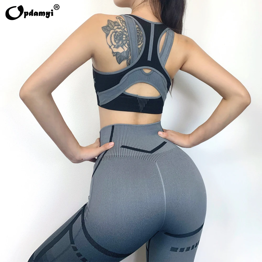 Women Plus Size Workout Yoga Sets Gym Tracksuit Fitness Sport Clothes for  Women Sportswear SportSuits for Female Large Size Bras - AliExpress
