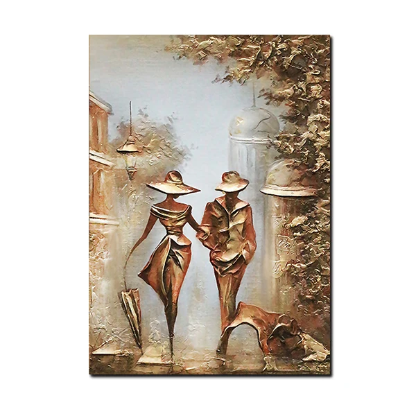 XINQI чудесная любовь художественные картины на холсте репродукции романтические настенные картины плакаты и принты для украшения спальни - Цвет: XQ-283-2
