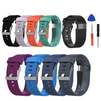 

Sport Silicone Strap For Fitbit Charge HR Replacement Watch Band For Fitbit Charge HR Activity Tracker Metal Buckle Wrist Bands