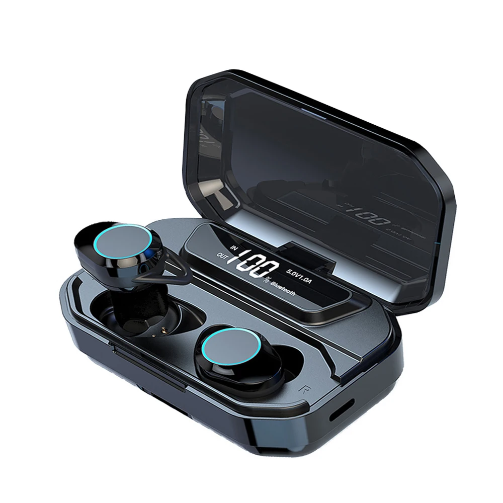 G02 TWS Bluetooth наушники 5 0 беспроводные 9D стерео Музыкальная гарнитура с сенсорным