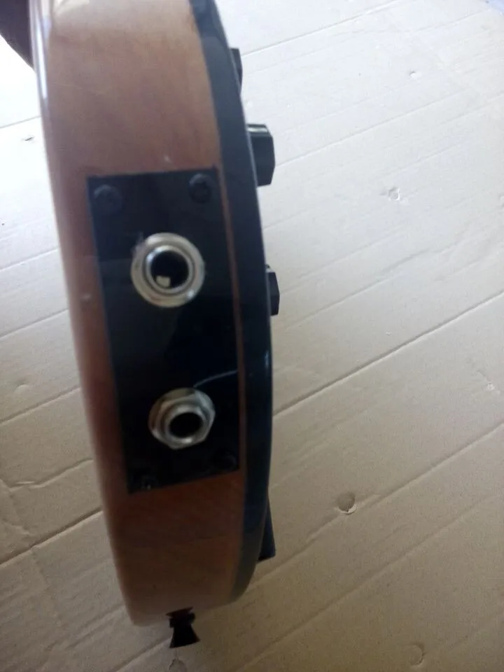 Rickenback 4 струны 4003 fireglo пользовательские бас гитара Естественная отделка Ricken бас стерео два выхода injack