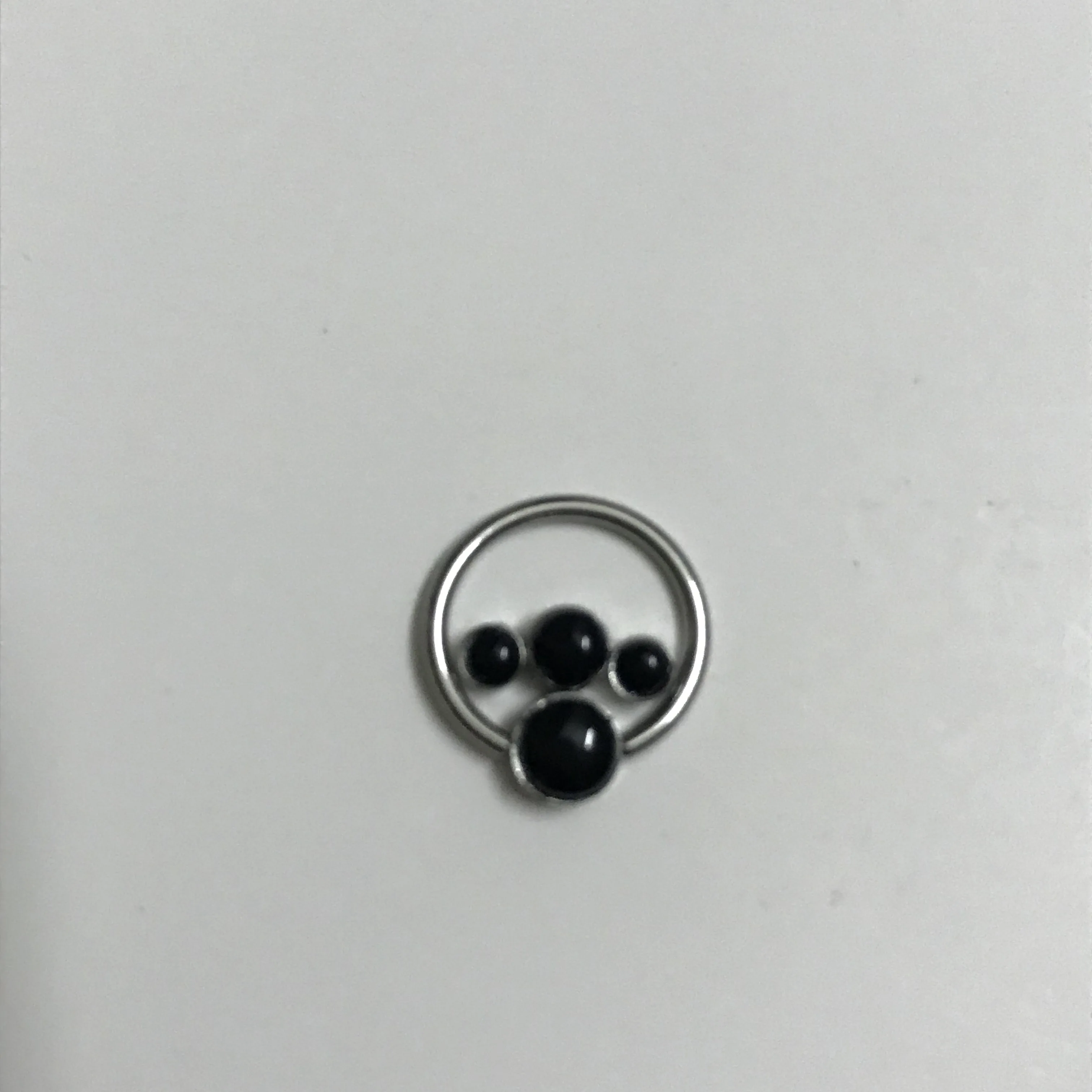 BCR 1.2X10mm Agate Горячая Распродажа новейший 16 Калибр(1,2 мм) из нержавеющей стали кластер опал трагус спиральный для хряща Конч daith labret Кольцо пирсинг серьги - Metal color: BCR 1.2X10mm Agate