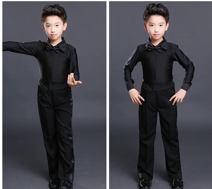 Costume Da Ballerino Di Rumba Per Bambino – Taglia 10-12 Anni (139-155 Cm) – Maglia E Pantalone Con Volant, Carnevale E Saggi