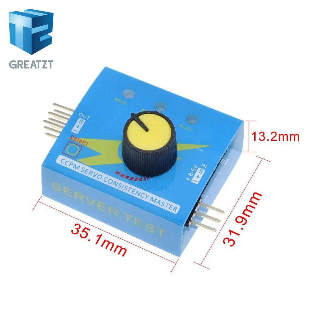 GREATZT Servo Test Gear CCPM consistence Master Checker 3CH 4 8 6 V с индикаторным индикатором|Интегральные