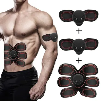

EMS Muscle Stimulator ABS Abdominal Muscle Toner Body Fitness Shaping Massage Patch Sliming Trainer Exerciser Unisex