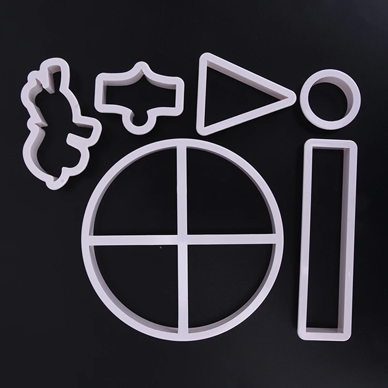 6Pcs Carousel Cookie Cutter Fondant Cake Decorating Tools Biscuits Cutter Mold Cake Topper Pastry Baking Mold Sugar craft