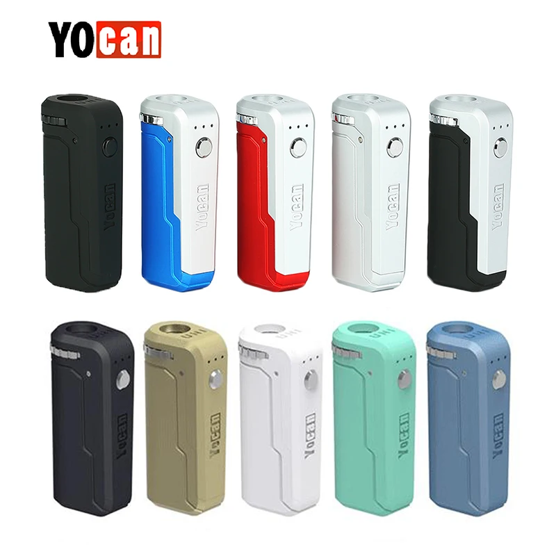 

Original Yocan Uni 510 Battery 650mAh For All Width Adjustable Diameter Carts Oil Mod Smoke Lighter Accessory
