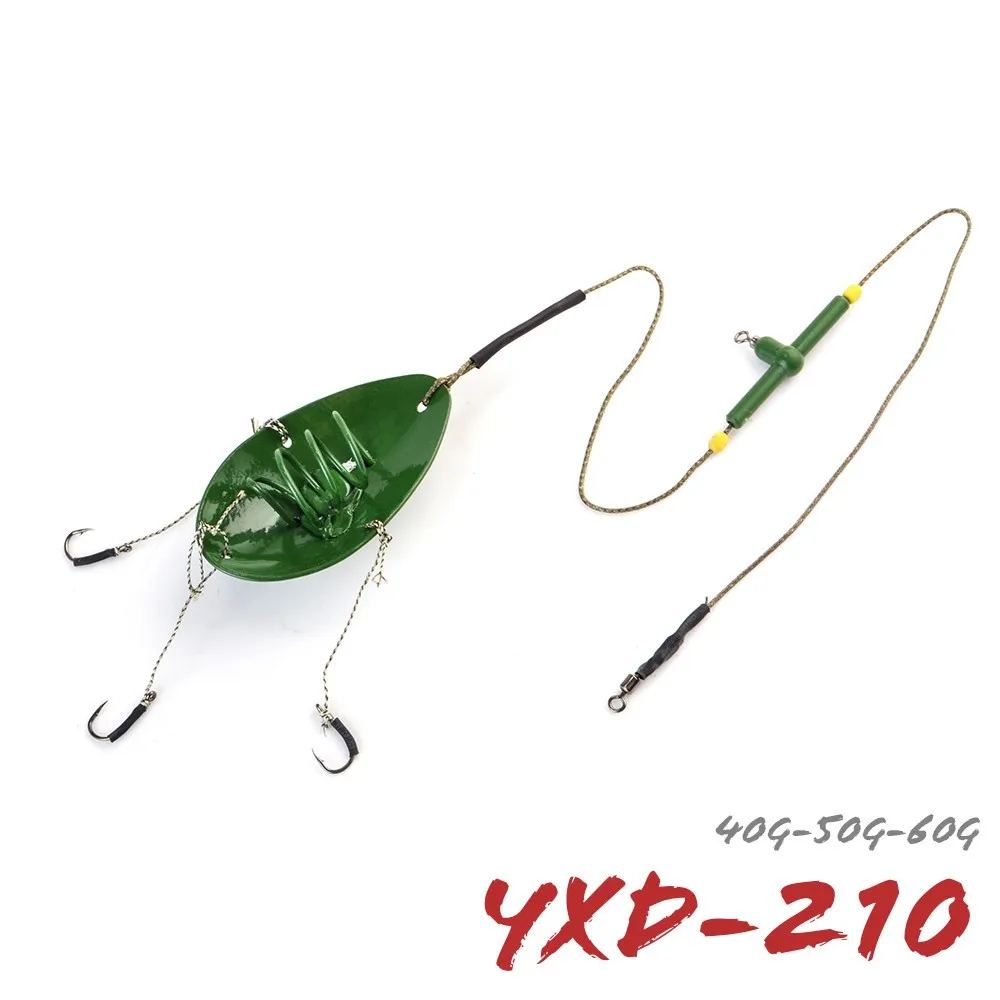 Feeder Fishing Metal Bait Cage Group 40/50/60g Lead Sinker Stainless Steel With Line Hooks For Tackle Carp Holder | Спорт и