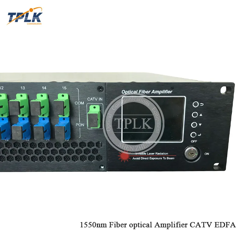Горячая Распродажа CATV EDFA 16 порт 23dbm оптический усилитель с WDM FTTH высокой мощности