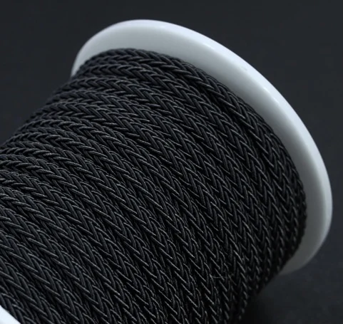 ATF 4mm Thread Woven Twine Beading Lace Rope Braided Nylon Milan Cord For Bracelet Strip Making Handcrafts Jewelry Accessories