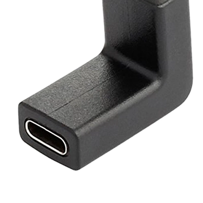 USB-C адаптер под прямым углом, папа к женскому 90 градусов(1-Pack