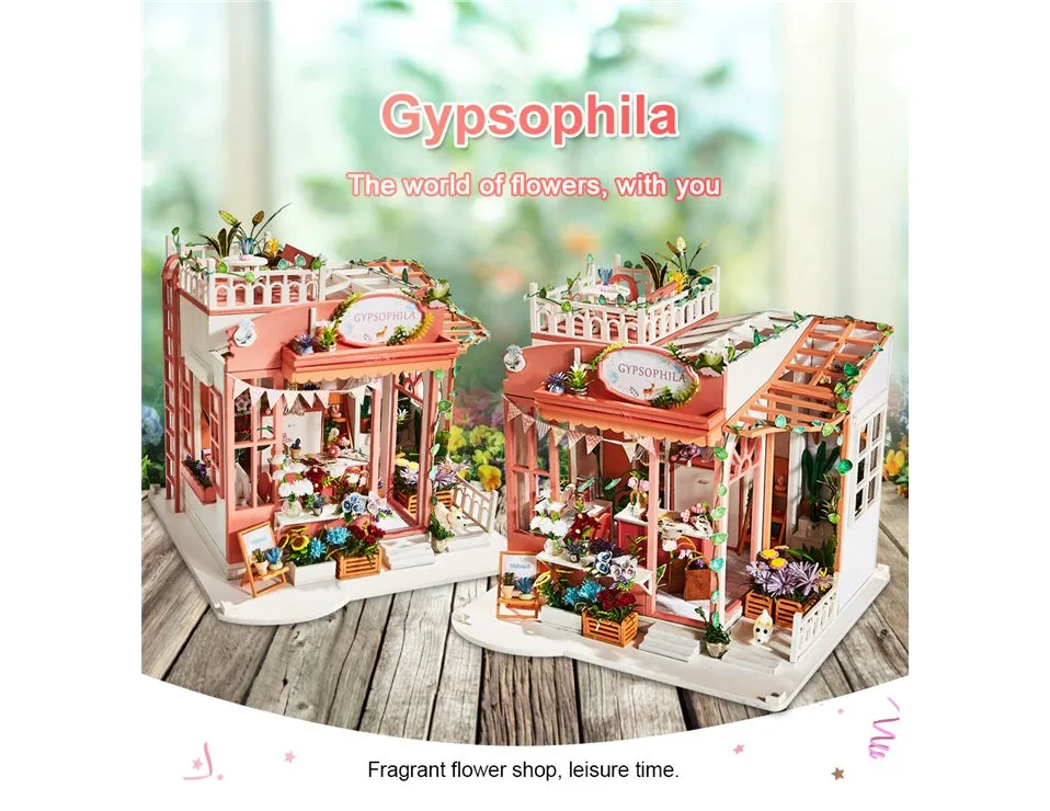 Gypsophila DIY 3D Dollhouse