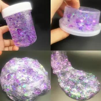 

DIY Beads Crystal Mud Clay Slime Putty Plasticine Sludge Stress Relief Kids Toys develop the kids' creativity and imagination