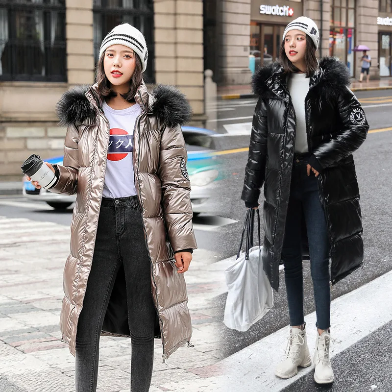 Abrigos Mujer Invierno 2019 зимняя куртка женская меховая хлопковая стеганая Женская парка