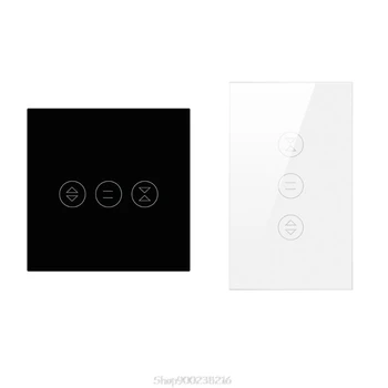 

WiFi Smart Curtain Switch for Electric Roller Shutter EU/US Switch Remote Control Speaker Voice Control Au 20 Dropship