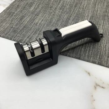 

Four stage tungsten diamond ceramic white corundum fishhook sharpening stone kitchen knife sharpener outdoor knife grinder