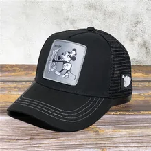 Новая брендовая Кепка с рисунком Микки Мауса, хлопковая бейсболка для мужчин и женщин в стиле хип-хоп, сетчатая Кепка для папы, кепка для грузовика, гоночная Кепка