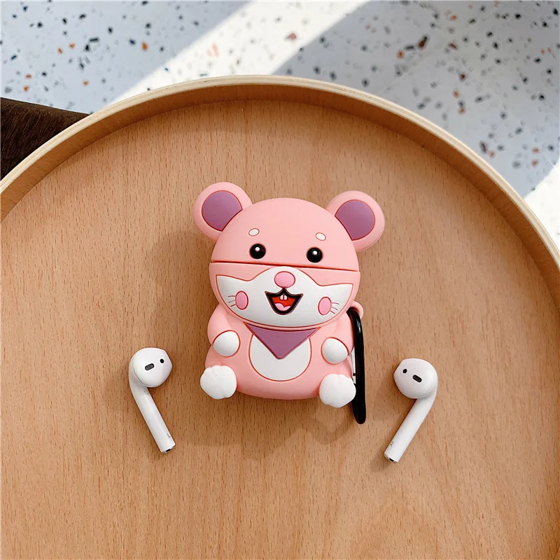 Милый мультфильм беспроводной Bluetooth лев Король Simba мягкий силиконовый наушник чехол Брелок для Apple AirPods наушники крышка брелоки - Цвет: - 10