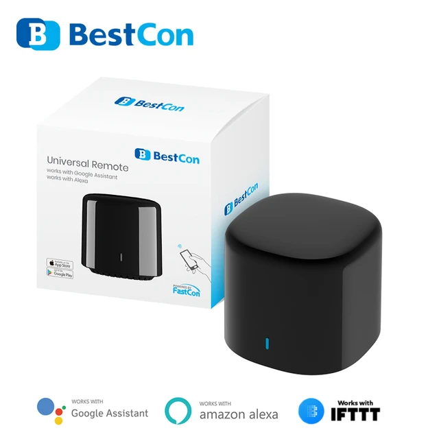 Broadlink RM4 Mini BestCon RM4C Mini Universal Wifi IR Remote Control Smart  Home IR Remote Controller Work with Alexa Google