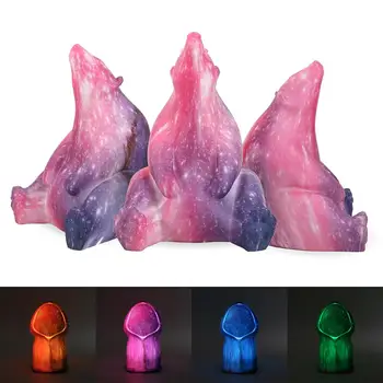 

Polar bear starry sky light 3D Bear 16 color Night Light Christmas Remote Control Starry Sky Lamp birthday holiday gift