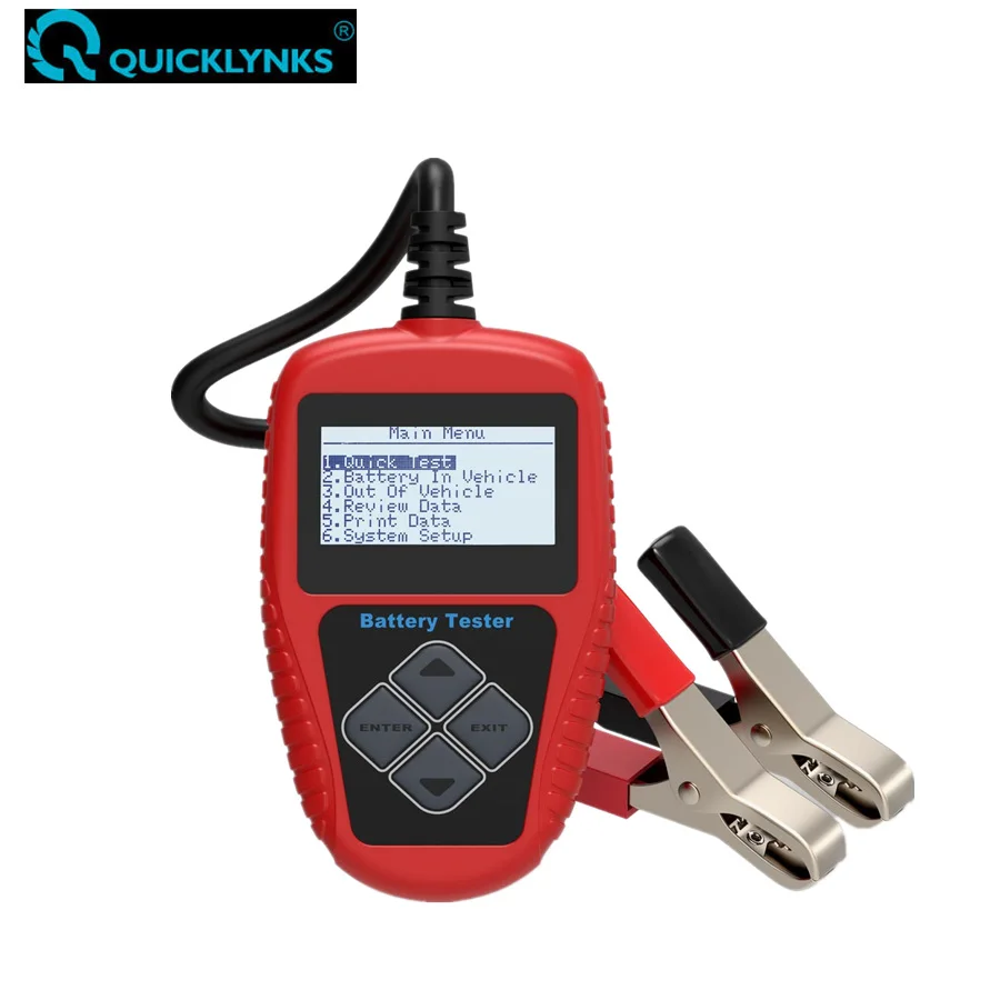 Автомобильный тестер аккумуляторной батареи QUICKLYNKS BA101 12 В|vehicle battery tester|quicklynks ba10112v