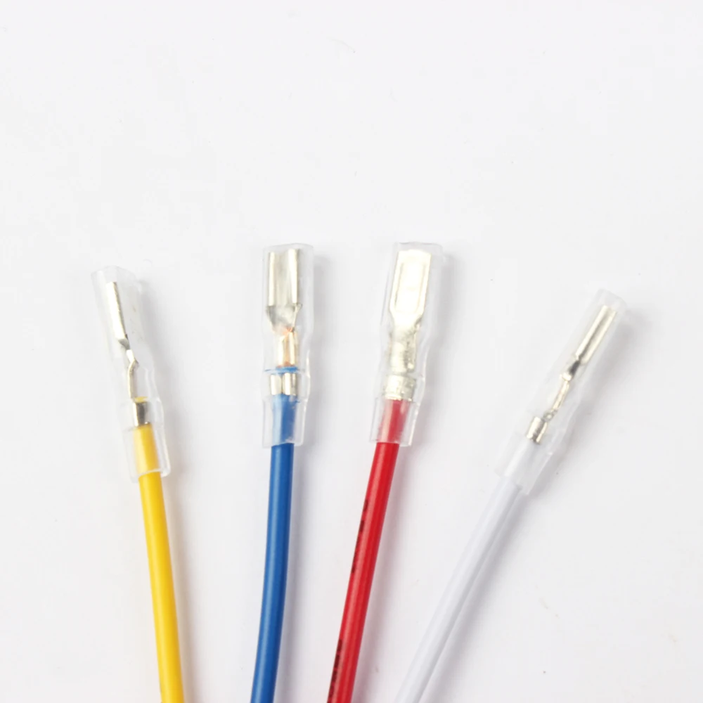 2.8mm 4pcs wires 16 мм 19 мм Нержавеющая сталь Кнопка кольцевая подсветка плоский переключатель мгновенный светодиодный светильник 4 шпильки металлическая кнопка - Цвет: 2.8mm 4pcs wires