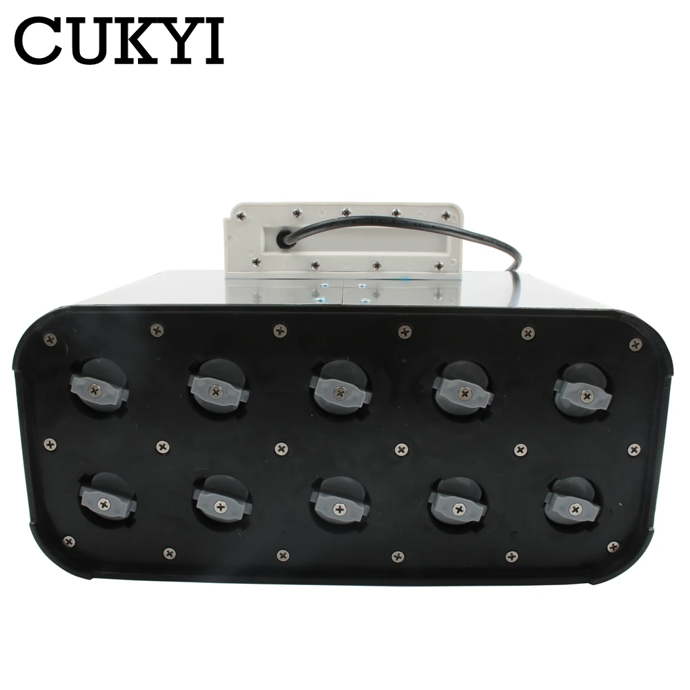 CUKYI 10 Tubes Commercial Eggs Sausage Machine 220V Automatic Breakfast Hot Dog Maker Egg Roll Baking Machine Omelette Master 5