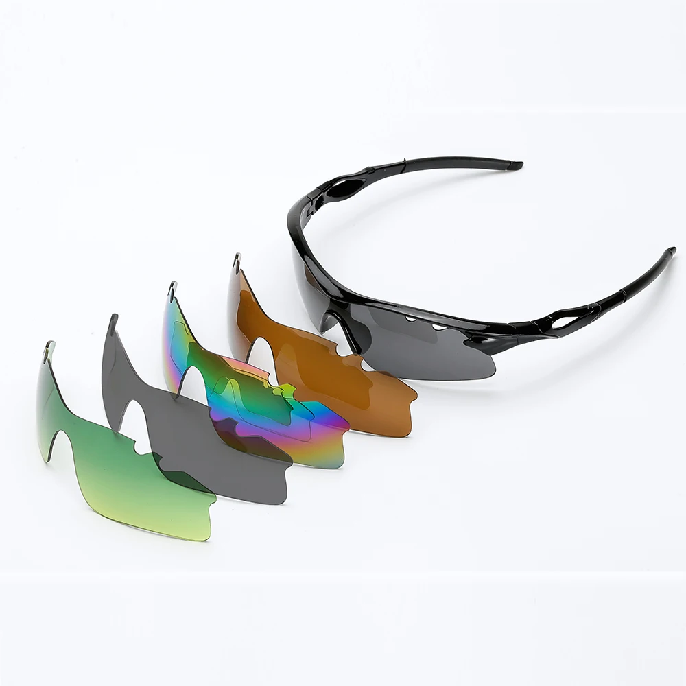 2020 New Cycling Glasses Set MTB Bike Eyewear Windproof Sand Running Fishing Outdoor Sports Polarized Sunglasses For Man Woman