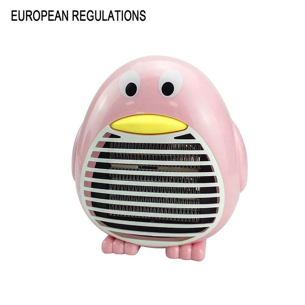 

Electric Penguin Heaters Mini Desktop Fan Heater With PTC Ceramic Heating Element Protection Heater For Office Living Room
