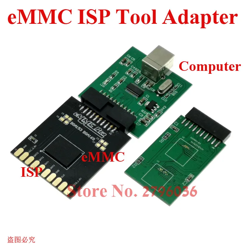 EMMC ISP адаптеры инструментов для UMT Dongle /UMT Pro / NCK Dognle и GSM Shield BOX|Детали устройств