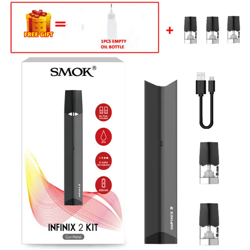 Электронная сигарета Smok Infinix 2 450 мАч мл|Системы нагревания табака и электронные