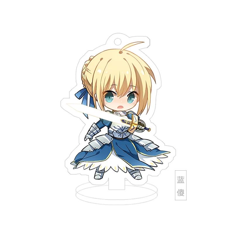 Аниме Fate Grand Order FGO Jeanne d'Arc Saber Alter Merlin акриловый брелок для косплея настольная