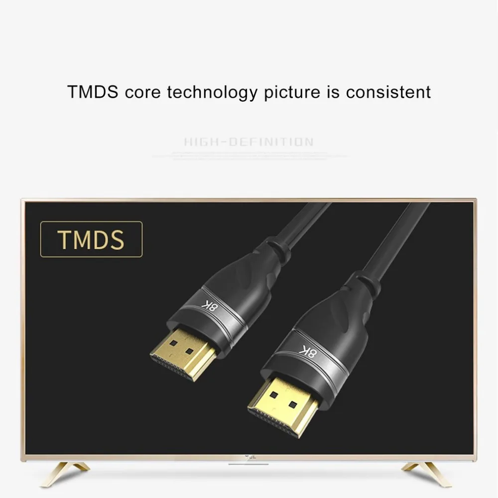 Hdmi 8K Hd кабель волоконный Кабель Компьютер ТВ подключение монитор 3D аудио и видео кабель 60 Гц медная проволока кабель для передачи данных