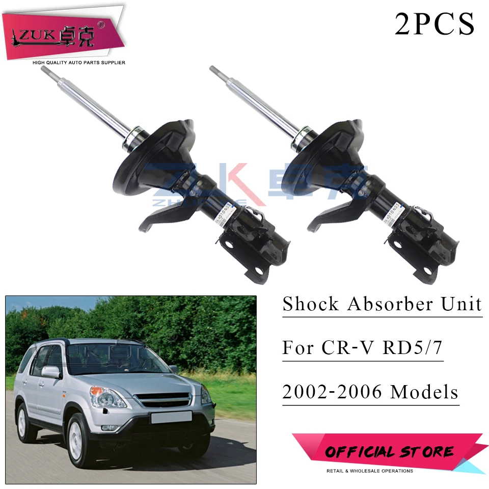 Zuk 2pcs For Honda Crv Rd5 Rd6 Rd7 Front Shock Absorber Assy Year 2002 ...