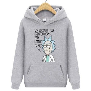 

New Autumn winter brand Rick And Morty hoodie boutique print Funny hoodie, riverdale hoodie men hip hop funny streetwear