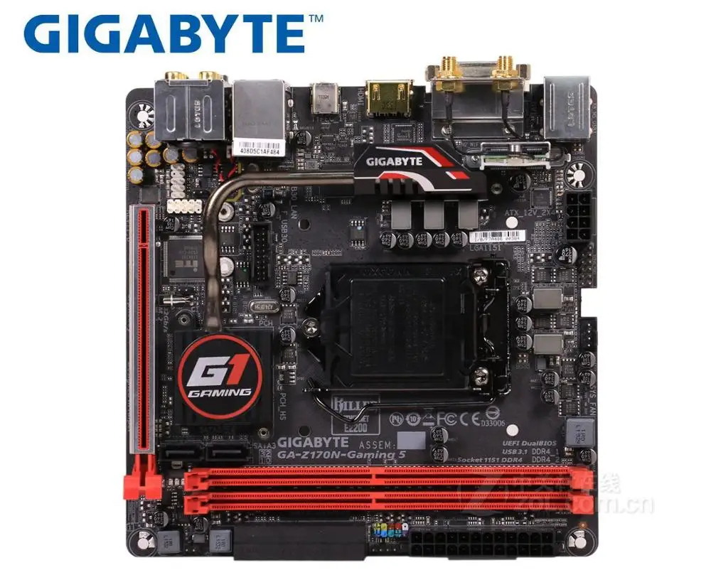 Б/у riginal материнская плата для Gigabyte Z170N-WiFi LGA 1151 USB2.0 USB3.0 DDR4 настольная | Компьютеры и