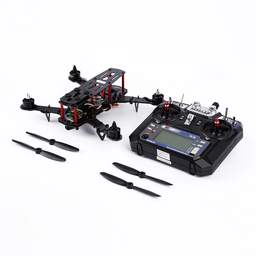 

FPV Black Durable Pure Carbon Fiber 250mm 4 Axles Flight Control Rack FOR QAV250 NAZE32 Easy to Install Reasonable Design