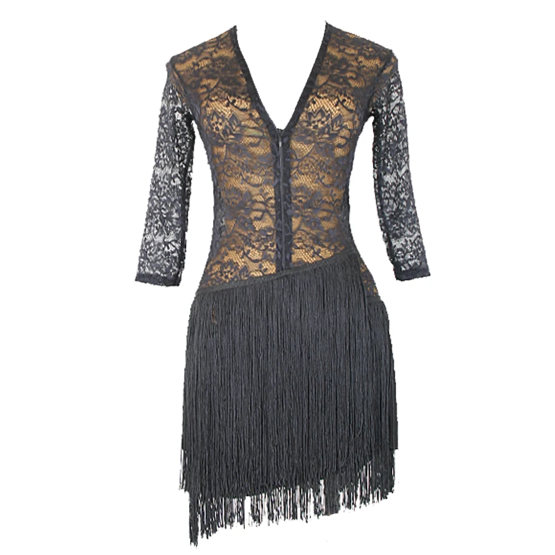 Платье для латинских танцев красное сексуальное без рукавов профессиональное