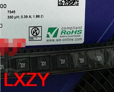 Бесплатная доставка 10 шт./лот 7447779233 Вт индуктор чипа E 7345-330UH 0.45A 7. 3x7. 3x4.5 мм |