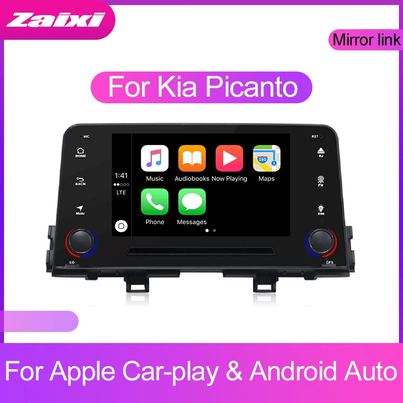 Best ZaiXi Touch screen Android car Audio for Kia Picanto 2004-2011 support GPS navi Ipod BT radio mic Media Navigation system 5 Best ZaiXi Touch screen Android car Audio for Kia Picanto 2004-2011 support GPS navi Ipod BT radio mic Media Navigation system 5