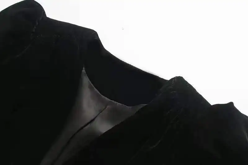 Черные бархатные Топы женские кимоно блузки с глубоким v-образным вырезом с бантом на талии рубашки с длинным рукавом Женские топы