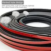 Car Door Rubber Seal Strips Auto Double Layer Sealing Stickers For Door Trunk Sound Insulation Weatherstrip Interior Accessories ► Photo 2/6