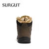 SURGUT Brand Winter Men Non-slip Working Boots Plush Keep Warm Waterproof Plus Fur Snow Boots Men Sneakers Shoes Big Size 39-47 ► Photo 2/6