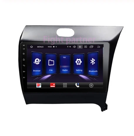 Discount 2.5D+IPS android 9.0 car radio gps player dvd For Kia K3 Cerato Forte 2012-2016 Right car multimedia navigation 2