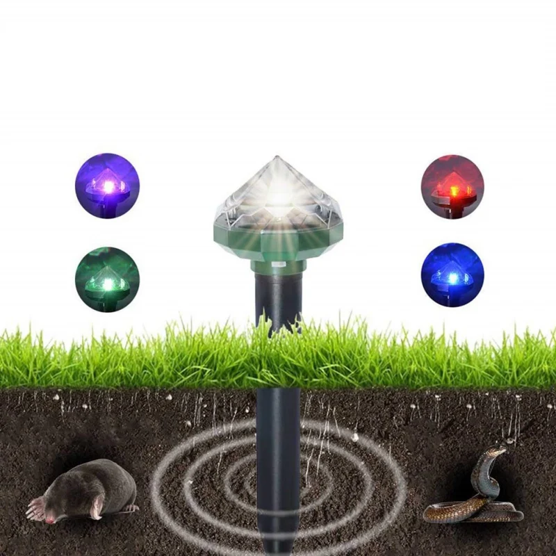 

New Solar Ultrasonic Mouse Repellent Light Pest Control Products Outdoor Garden Supplies