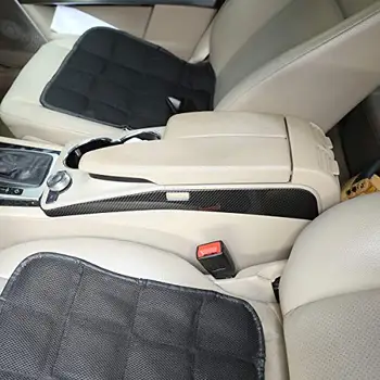 

Carbon Fiber Style Interior Armrest Box Side Decoration Strip Trim For Mercedes Benz GLK X204300260 2008-2015